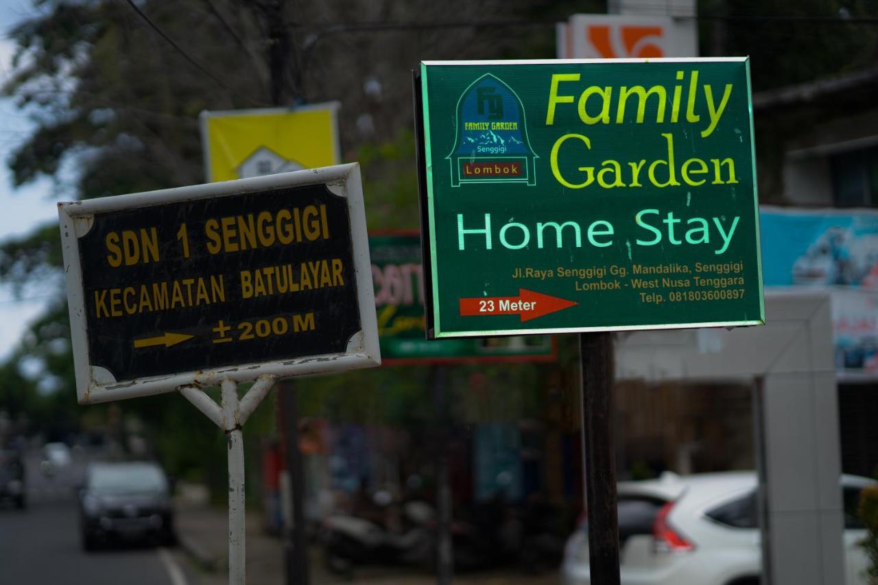 Family Garden Homestay Senggigi Exteriör bild